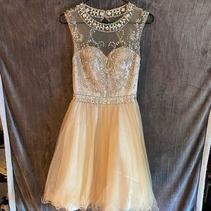 Beautiful Gold Prom Dress